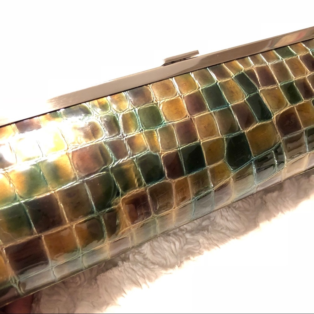 Sabina Croc Clutch